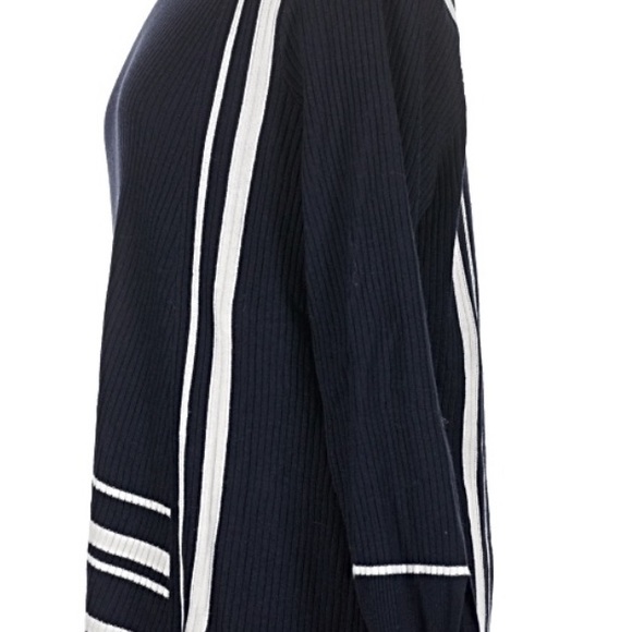 Chico's Navy Ribbed Knit Sweater - Picture 4 of 7